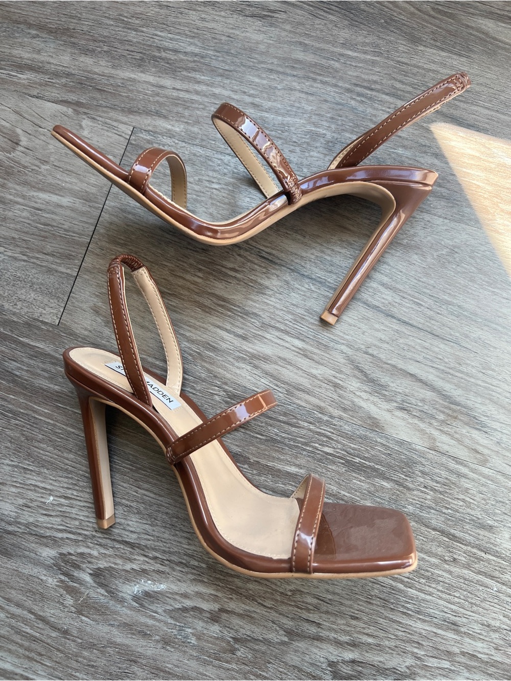 Steve Madden Cognac High Heels - Picture 3 of 7